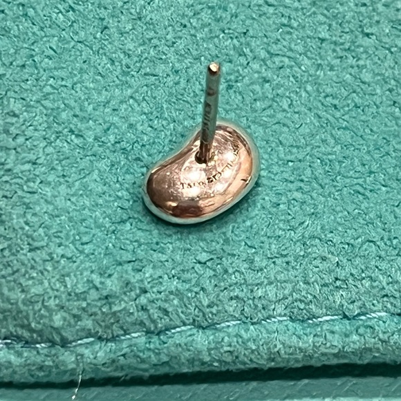 Tiffany & Co. Silver Bean Earrings - Picture 7 of 8